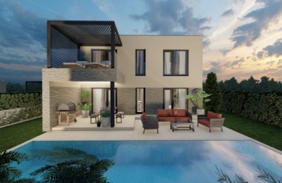 TAR NEW CONSTRUCTION!!! Prefab house with swimming pool, 3 km from the sea - under construction 3