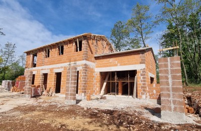 Casa Žminj - nella fase di costruzione 1