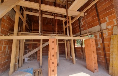Casa Žminj - nella fase di costruzione 8